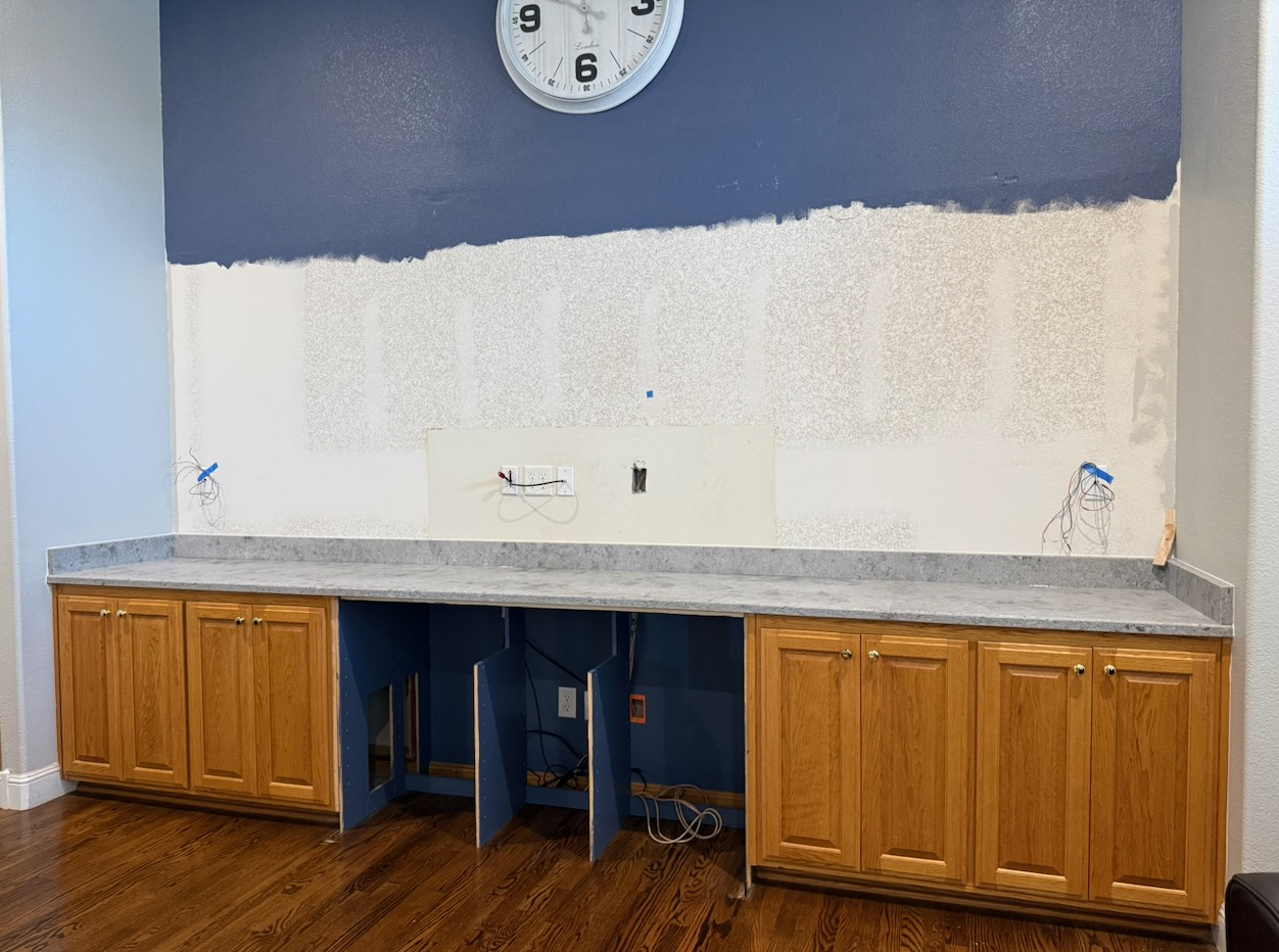 Painting the Base Cabinets